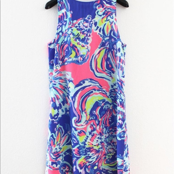 New Lilly pulitzer Jackie Shift Silk Dress - Picture 5 of 7